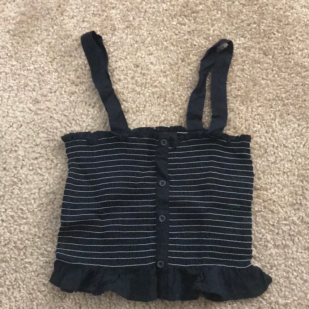 Striped crop top